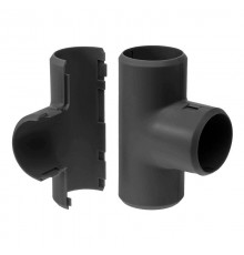 Тройник разборный черный д32 (1шт/200шт уп/кор)  PR13.0180  Промрукав