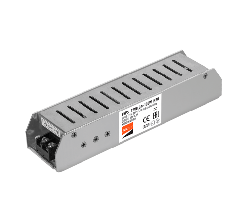 Драйвер для светодиодной ленты LED BSPS 100Вт 12В IP20  1002167A  Jazzway