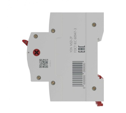 Выключатель нагрузки модульный YON MSD 2P 80A  MSD-2P80  DKC