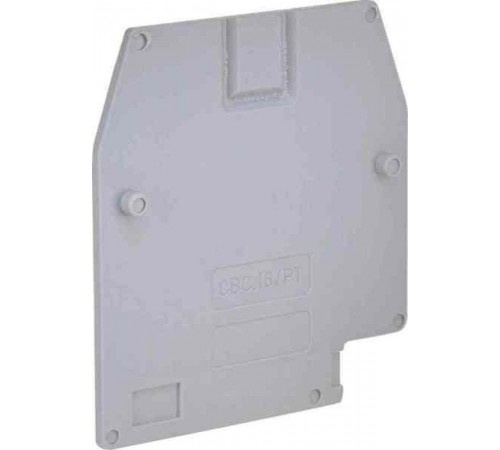 Торцевой изолятор серый на СВС16 CBC.16/PTGR  ZCB161GR  DKC