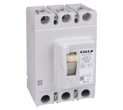 Выключатель автоматический ВА04-36-340016-400А-2000-690AC-УХЛ3  351229  КЭАЗ