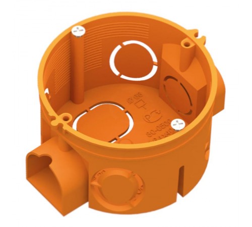 Коробка установочная стойкая к горению (ПВ-2) 68х42 (224шт/кор) IP20  80-0500-2С  Промрукав
