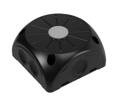 Коробка распределительная 60-0505-9005 для видеокамер двухкомп с мембр безгалоген (HF) черная 100х100х50 (20шт/кор)  60-0505-9005  Промрукав