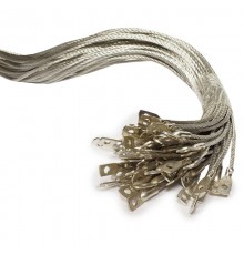 Проводник заземляющий П-650 S=6 мм (с двумя након.)  zeta11228  ГОФРОМАТИК