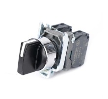 Переключатель SB4 в сборе модульный 22мм 3 позиции с фиксацией 2НО  SB4BD33  SE