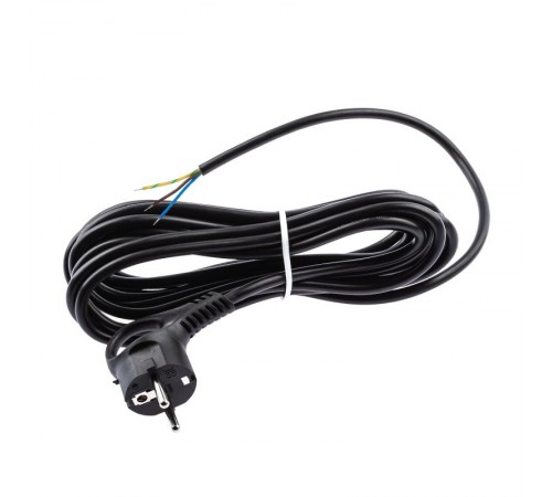 UX-3x0,75-2m-B Шнур питания с вилкой с/з ПВС 3x0,75 2м черный (50/1800)  Б0048691  ЭРА
