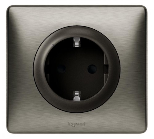 Розетка умная с/з Celiane 16А 230В рамка вольфрам графит Netatmo  064838  Legrand