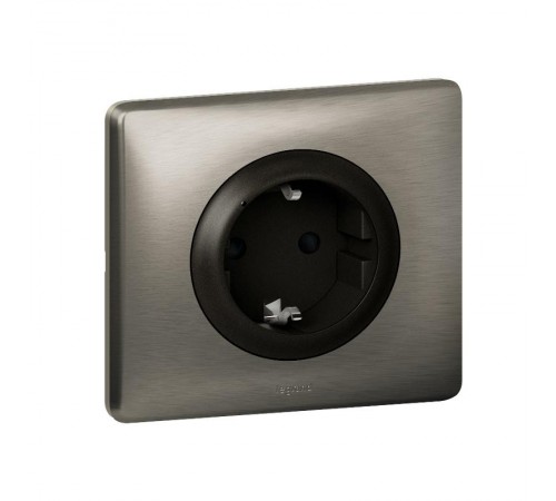 Розетка умная с/з Celiane 16А 230В рамка вольфрам графит Netatmo  064838  Legrand