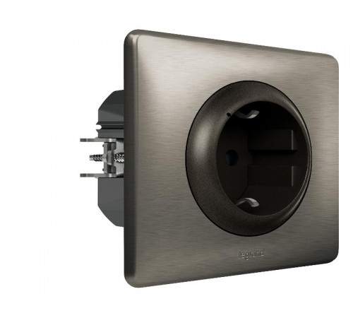 Розетка умная с/з Celiane 16А 230В рамка вольфрам графит Netatmo  064838  Legrand