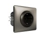 Розетка умная с/з Celiane 16А 230В рамка вольфрам графит Netatmo  064838  Legrand