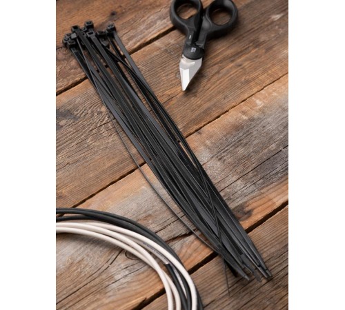Хомут нейлоновый ЧЕРНЫЙ 4,8х400 (уп./100шт) EKF Simple  plc-cb-4.8x400  EKF