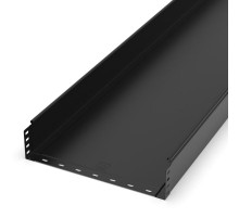 Лоток неперфорированный Стандарт 400х100х3000 (1,0 мм) RAL 9005 (6 м/уп)  PR16.9958  Промрукав