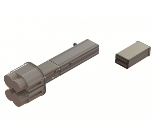 Элемент питающий + заглушка, тип 2, Cu, 6P+6P, 25A  LTC25MFED4AA000  DKC