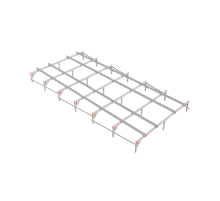 Опорная конструкция для установки оборудования TECHNORAPTOR 3000х6000 тип 1  KM-TR-SSEI-3000-6000-1  КМ - профиль