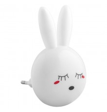 Светильник-ночник "зайчик" 4LED 0,5W 220V белый , FN1168  23350  FERON