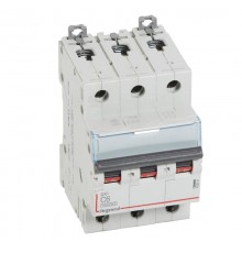 Выключатель автоматический трехполюсный DX3 10000 6А C 16кА  409251  Legrand