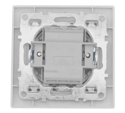 Минск Выключатель 2-клавишный СП с индикатором,10А, белый EKF Basic  ERV10-123-10  EKF