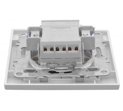 Минск Выключатель 2-клавишный СП с индикатором,10А, белый EKF Basic  ERV10-123-10  EKF