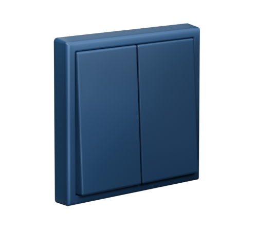 ArtGallery Аквамарин Выключатель 2-клавишный КНОПОЧНЫЙ, 10АХ, механизм, быстрозажим. клем.  GAL001117S  SE