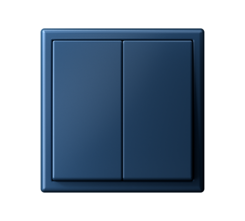 ArtGallery Аквамарин Выключатель 2-клавишный КНОПОЧНЫЙ, 10АХ, механизм, быстрозажим. клем.  GAL001117S  SE