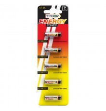 Батарейка щелочная (алкалиновая) A27-5BL (100/1000/60000) (27A)   C0034939  ТРОФИ