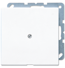 Вывод для кабеля, с зажимом для фиксации кабеля, фиксация винтом; дюропласт; белый; LS990  LS990AWW  Jung