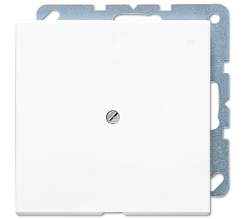 Вывод для кабеля, с зажимом для фиксации кабеля, фиксация винтом; дюропласт; белый; LS990  LS990AWW  Jung