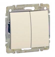 Valena DIY Сл. кость Выключатель 2-клавишный  695605  Legrand