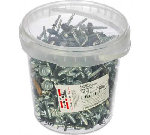 Саморез КР ZP св. 4,8х35 (250 шт) - ведро ( 1,548 кг)  101001  Tech-KREP