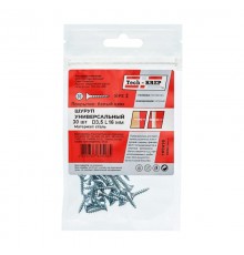Саморез ШУц 3,5х16 пот. гол. (30 шт) - пакет ( 0,025 кг)  102416  Tech-KREP
