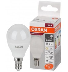 Лампа светодиодная LED Value CL- P 10W/830 230V E14 10X1  4058075579712  OSRAM