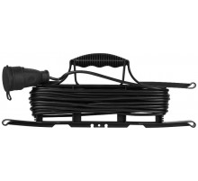 Удлинитель силовой ЭРА GREEN LINE FR-6-10m Greenline на рамке 1 розетка без заземления 10м ПВС 2x0.75мм2   Б0065090  ЭРА