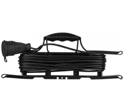 Удлинитель силовой ЭРА GREEN LINE FR-6-10m Greenline на рамке 1 розетка без заземления 10м ПВС 2x0.75мм2   Б0065090  ЭРА