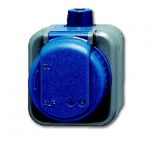 Розетка SCHUKO 16А 250В IP66 для открытого монтажа Busch-Duro 2000 WD, для работы в агрессивных средах  2083-0-0343   2CKA002083A0343  ABB