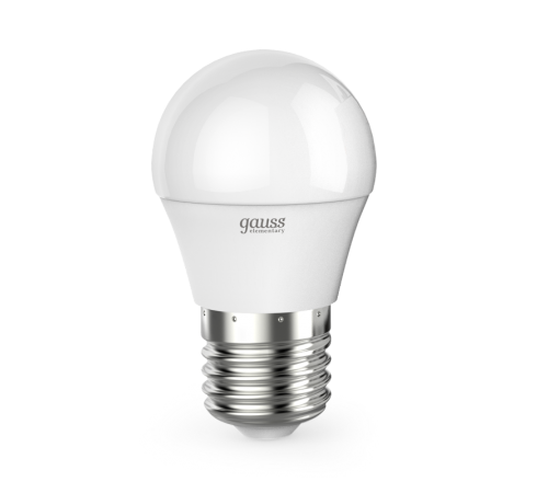 Лампа светодиодная Elementary Шар 10W 750lm 6500K Е27 LED 1/10/100  53230  Gauss