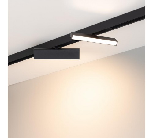 Светильник MAG-FLAT-FOLD-25-S200-6W Warm3000 (BK, 100 deg, 24V) (arlight, IP20 Металл, 3 года)  034235  Arlight