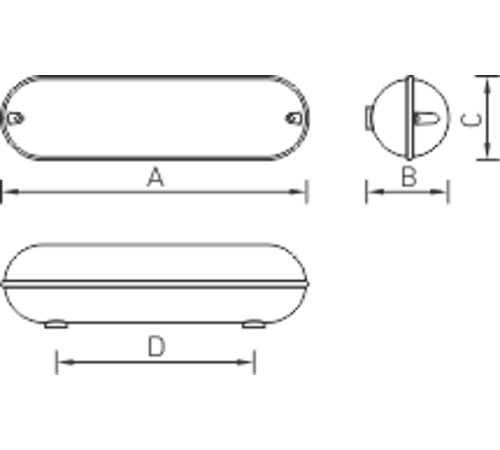 Светильник светодиодный пылевлагозащищенный для ЖКХ ДБО/ДПО OD LED 8 8Вт 5000К IP65 опал  1142000050  Световые Технологии