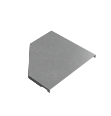 Крышка переходника правого 100-200 мм "ПЛЮС" HD  KPDplus100-200-R HD   КМ-профиль