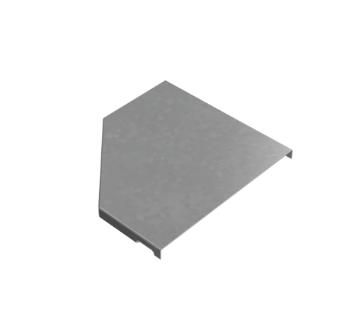 Крышка переходника правого 100-200 мм "ПЛЮС" HD  KPDplus100-200-R HD   КМ-профиль