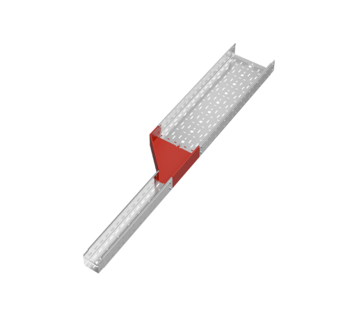 Переходник левый 100х100-300 мм "ПЛЮС" HD  PDplus100-100-300-L HD   КМ-профиль