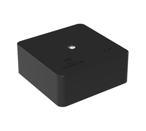 Коробка универсальная для кабель-канала 40-0450 безгалогенная (HF) черная 75х75х30 (90шт/кор) IP42 40-0450-9005  Промрукав