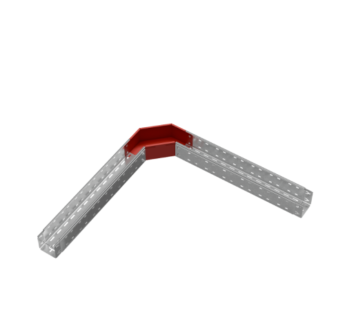 Угол горизонтальный 90град 100х100 "ПЛЮС"  GLplus90*100*100  КМ-профиль