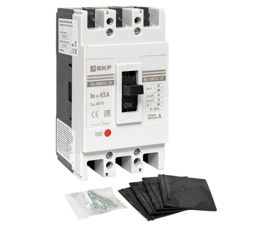 Выключатель автоматический ВА-99М 63/63А 3P 25кА EKF Basic  mccb99-63-63m  EKF