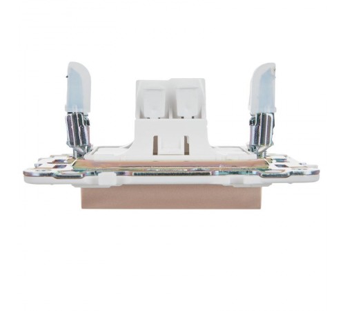 SKANDY Выключатель 1-клавишный проходной с индикацией 10А SK-V08Sa песочный  SK-V12-1-10-K98  IEK