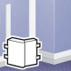 Угол внешний д/к-к 60*16 переменный DLPlus  030292  Legrand