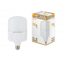 Лампа светодиодная T-50 Вт-230 В-4000 К-E27 (140x238 мм) НАРОДНАЯ  SQ0340-1581  TDM