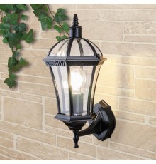 Светильник садово-парковый Capella черный настенный  a024994  Elektrostandard