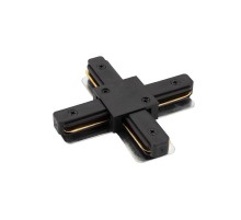 Соединитель для шинопровода X-образный, черный TR1104-BK  TR1104-BK  DENKIRS