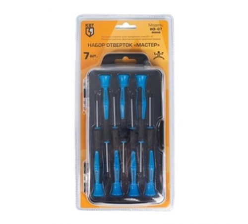 Набор отверток "Мастер" НО-07 мини  78623  КВТ