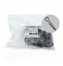 Дюбель-хомут для плоского кабеля (5-10мм), черный (DIY упаковка 10шт.), DCL01-5-10  39862  STEKKER